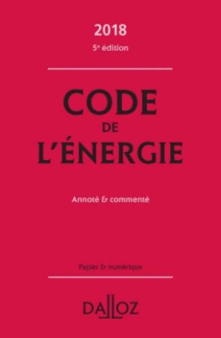 Code de l'énergie annoté & commenté
