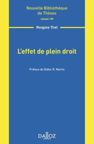 L'effet de plein droit