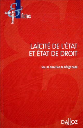 Laïcité de l'Etat et Etat de droit