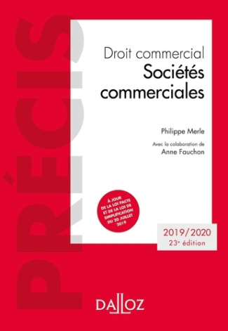 Droit commercial. Sociétés commerciales, Edition 2019-2020