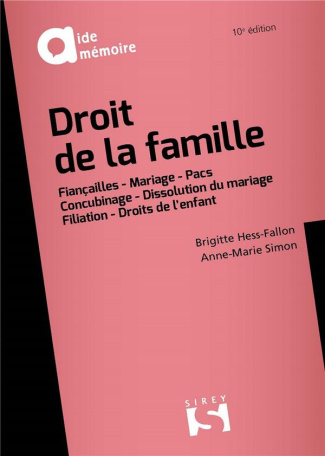 Droit de la famille. 10e édition
