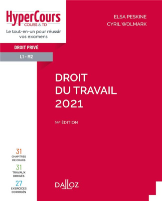 Droit du travail. Edition 2021