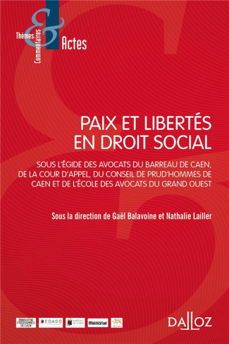 Paix et libertés en droit social