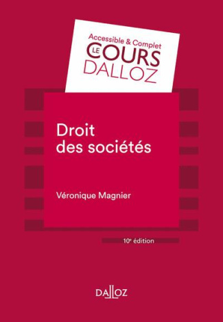 Droit des sociétés. 10e édition