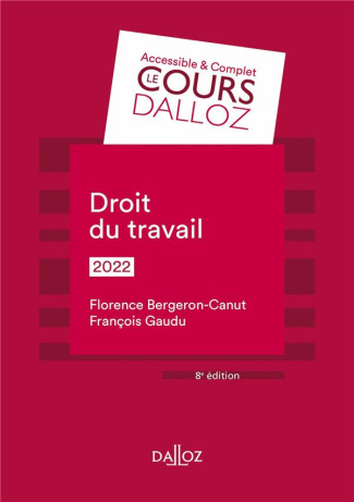 Droit du travail. Edition 2022