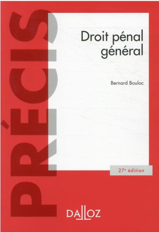 Droit pénal général. Edition 2021