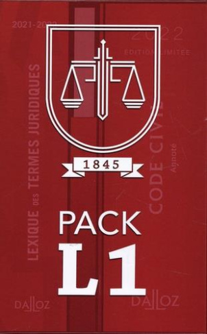 Les fondamentaux de ta réussite Pack L1. Pack en 3 volumes : Code civil annoté ; Lexique des termes