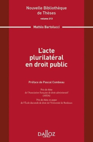 L'acte plurilatéral en droit public