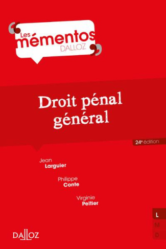 Droit pénal général. Edition 2022