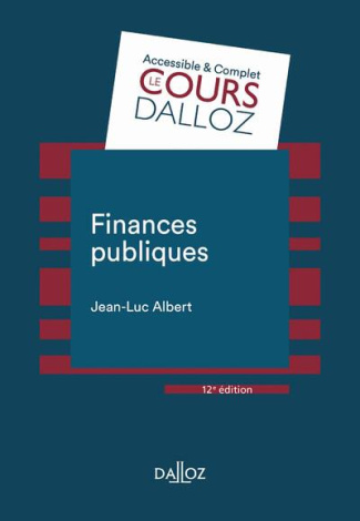 Finances publiques. 12e édition