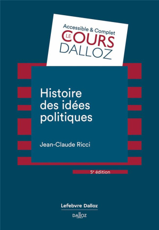 Histoire des idées politiques. 5e édition revue et augmentée