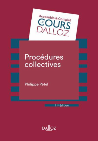 Procédures collectives. 11e édition