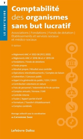Comptabilité des organismes sans but lucratif. 5e édition