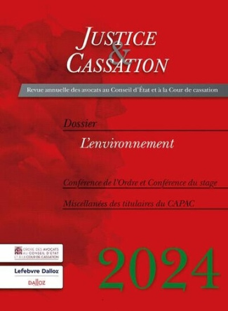 Justice & Cassation 2024 : L'environnement