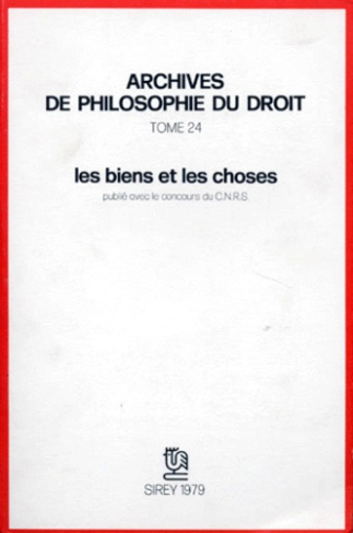 Les Biens et les choses