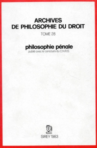 Philosophie pénale