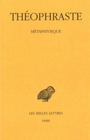 Métaphysique. Edition bilingue français-grec ancien
