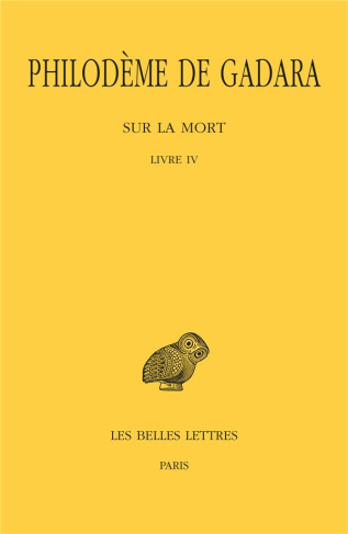 Sur la mort. Livre IV, Edition bilingue français-grec ancien