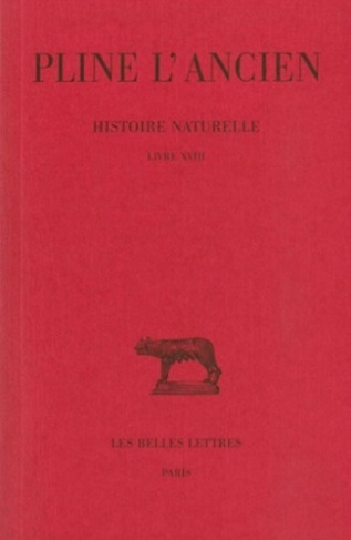 Histoire naturelle Livre XVIII