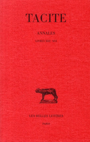 Annales. Tome 4, Livres XIII-XVI, Edition bilingue français-latin