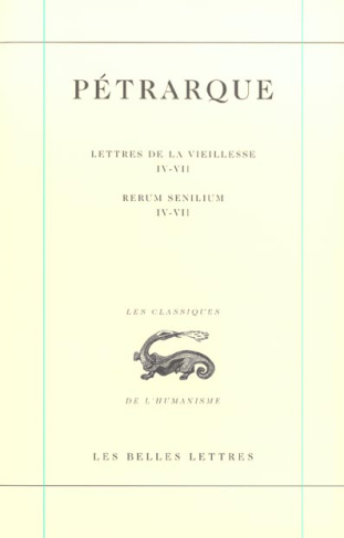 Lettres de la vieillesse. Tome 2, Livres IV-VII, Edition bilingue français-latin