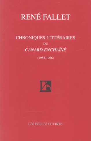 Chroniques littéraires du Canard enchaîné (1952-1956)