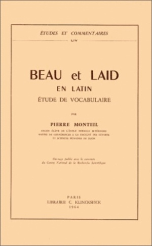 Beau et laid en latin. Etude de vocabulaire
