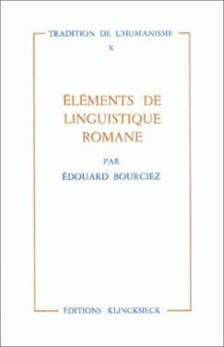 ELEMENTS DE LINGUISTIQUE ROMANE