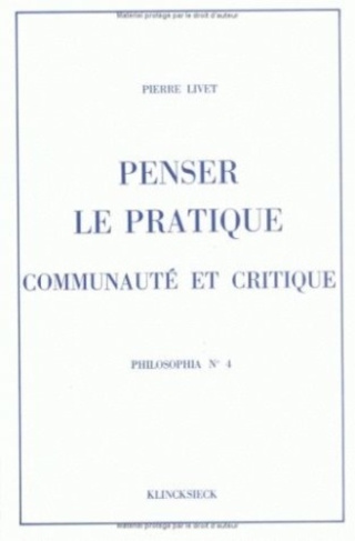 Penser le pratique, communauté et critique