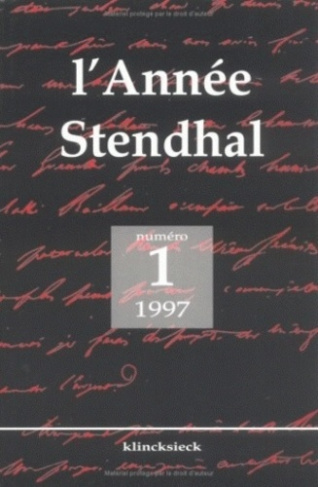L'ANNEE STENDHAL VOLUME 1