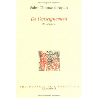 De l'enseignement (De magistro). 2e édition revue et corrigée