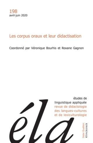 Etudes de Linguistique Appliquée N° 2/2020 : Les corpus oraux et leur didactisation. Edition