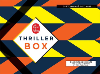 Thriller Box. Contient 3 romans : Aveu de faiblesse ; Un cri sous la glace ; Toxique. Avec 1 marque