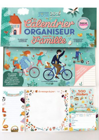 Le calendrier organiseur pour la famille. Septembre 2018 - Décembre 2019, Edition 2018-2019