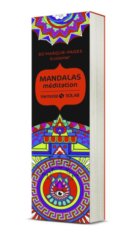 Mandalas méditation. 60 marque-pages à colorier