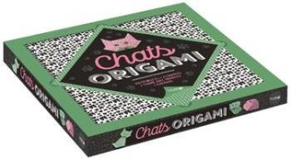 Coffret origami chats. Avec 100 feuillets, 2 formats, 1 livre avec modèles et 100 stickers