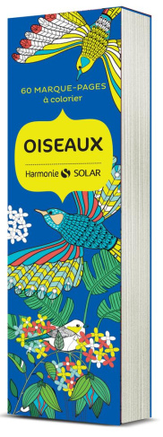 Oiseaux. 60 marque-pages à colorier