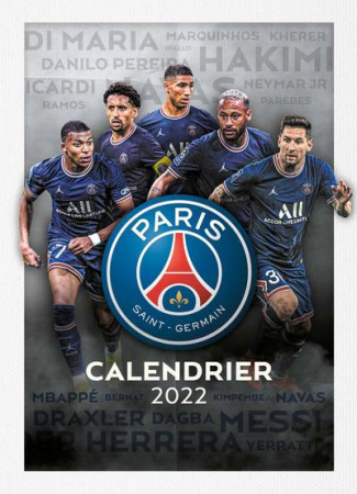 Calendrier Paris Saint-Germain. Edition 2022
