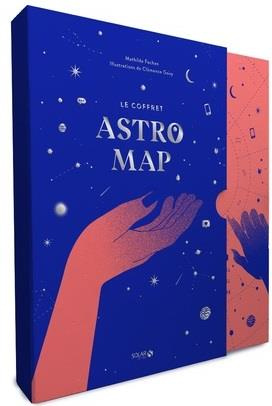 Le coffret Astro Map. Avec 1 carte du ciel en poster et 12 cartes postales, Edition de luxe