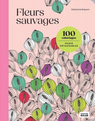 100 coloriages : Fleurs sauvages - Pages détachables