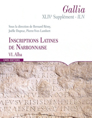 Inscriptions latines de Narbonnaise (ILN). Volume 6, Alba
