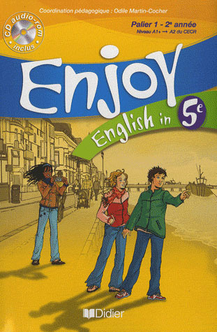 English in 5e Enjoy. Palier 1 - 2e année, avec 1 CD audio
