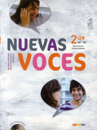 Espagnol 2e Nuevas Voces. A2-B1, avec 1 CD audio