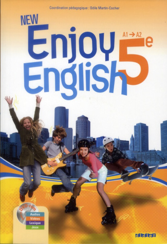 New Enjoy English 5e A1-A2. Avec 1 DVD