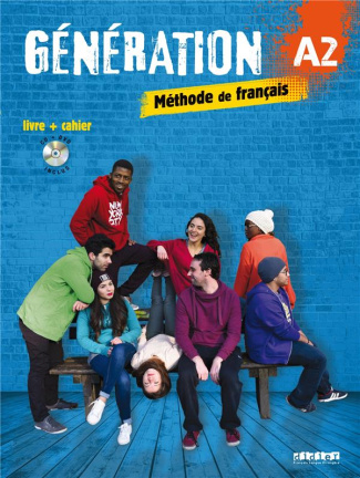 Méthode de français Génération A2. Livre + cahier, avec 1 DVD + 1 CD AUDIO
