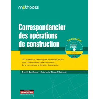 Correspondancier des opérations de construction. Avec 1 CD-ROM