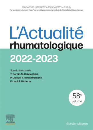 L'actualité rhumatologique. Edition 2022-2023