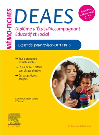 Mémo-fiches DEAES. Diplôme d'Etat d'accompagnant éducatif et social. L'essentiel pour réviser - DF1