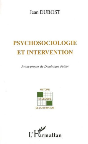 Psychosociologie et intervention
