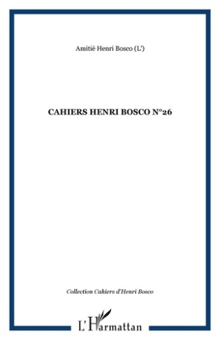 Cahiers Henri Bosco N° 26